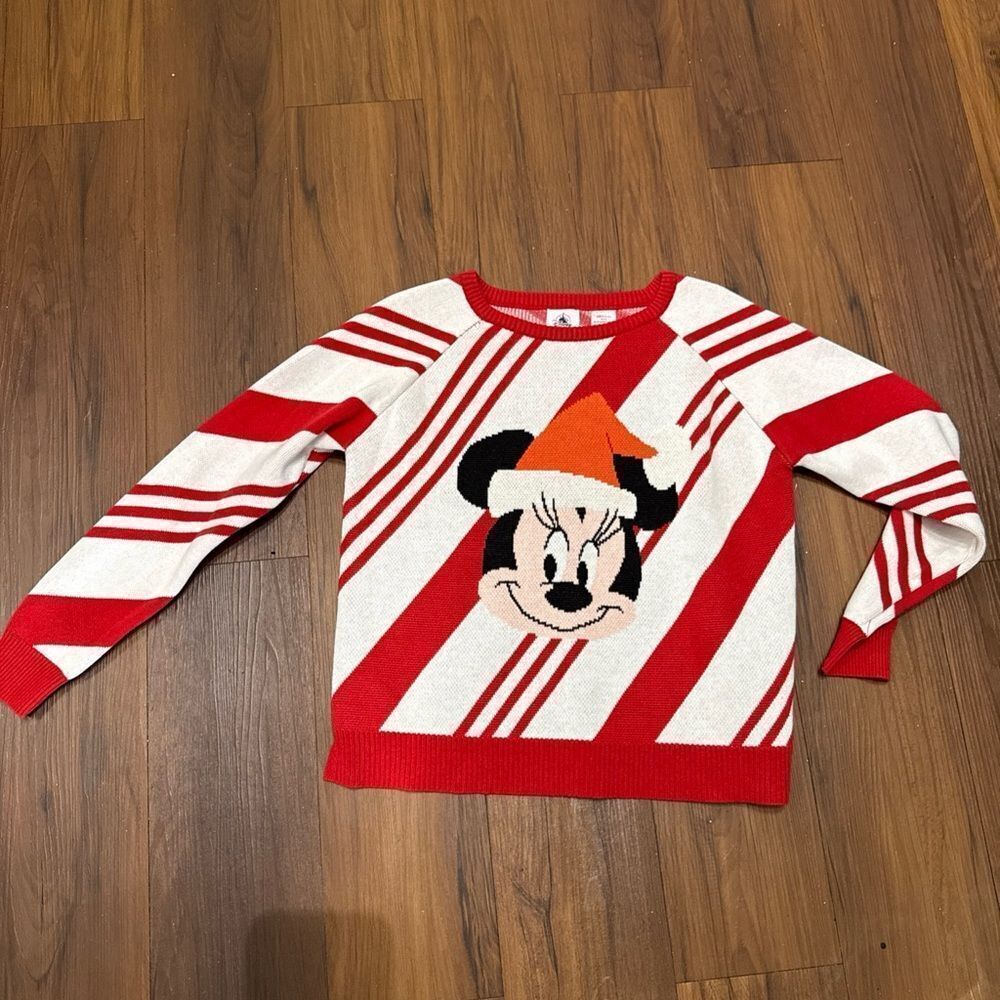 Minnie Mouse Holiday Family Matching Sweater for Women’s Size 9/10